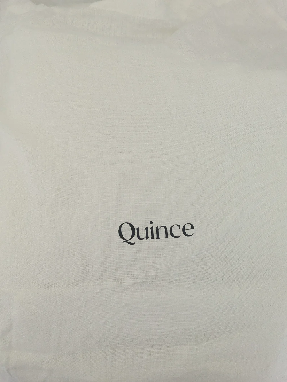 Quince European Linen Duvet Cover Set White King/Cal King